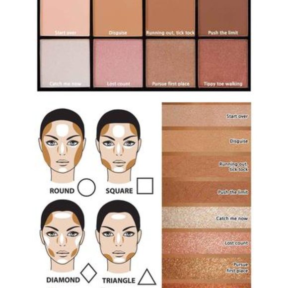 NEW J CAT Hide & Seek Contour/Highlighter Palette - Picture 4 of 8